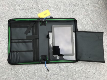 Tablettasche, Tabletorganizer, Dokumententasche, Einsatzleitertasche, Organizer, DIN A4, ca. 5cm R�ckenbreite, blau