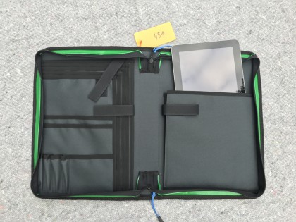 Tablettasche, Tabletorganizer, Dokumententasche, Einsatzleitertasche, Organizer, DIN A4, ca. 5cm R�ckenbreite, gr�n