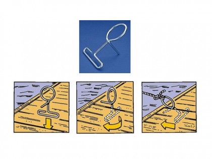 Dock Ring, mobiler Bootsfestmachering, zum befestigen von Booten an Stegen