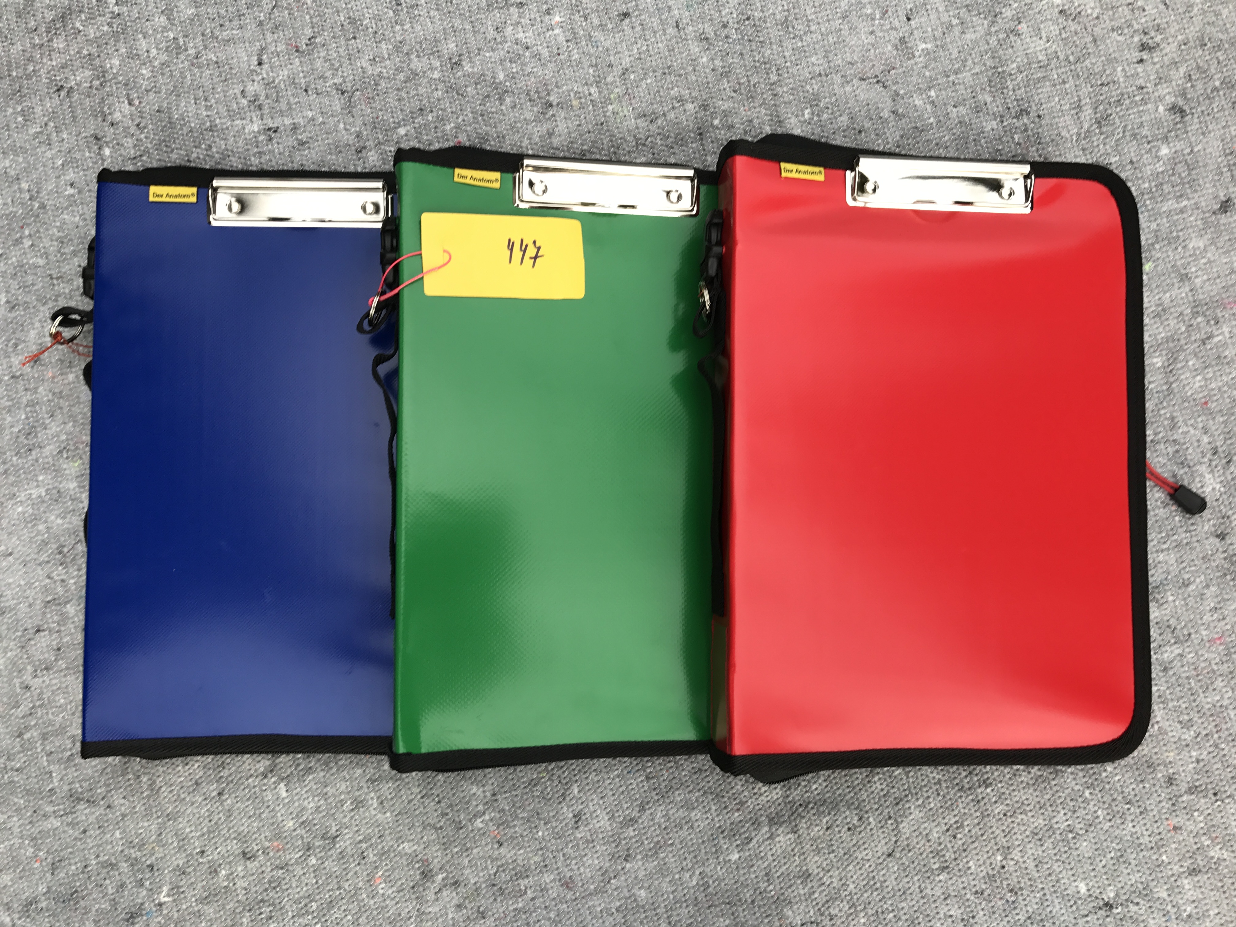 Tablettasche, Tabletorganizer, Dokumententasche, Einsatzleitertasche, Organizer, DIN A4, ca. 5cm Rckenbreite, blau